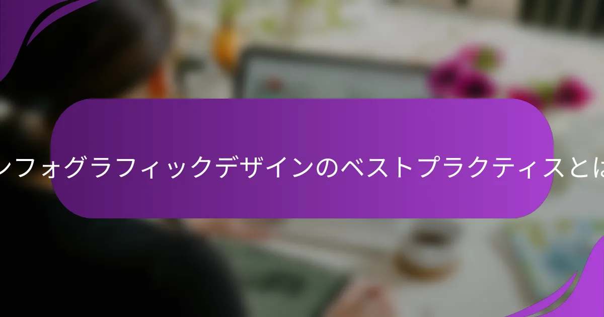 インフォグラフィックデザインのベストプラクティスとは?